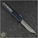 (#123-11) Microtech Ultratech T/E (Tanto) Stonewash Partially Serrated - Back