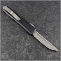 (#123-11) Microtech Ultratech T/E (Tanto) Stonewash Partially Serrated - Back