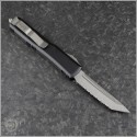 (#123-12) Microtech Ultratech T/E (Tanto) Stonewash Full Serrated - Back