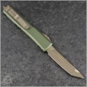 (#123-13APOD) Microtech OD Green Ultratech T/E Bronzed Apocalyptic - Back