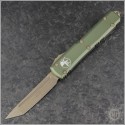 (#123-13APOD) Microtech OD Green Ultratech T/E Bronzed Apocalyptic - Front