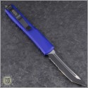 (#123-2PU) Microtech Purple Ultratech T/E Black Part Serrated - Back