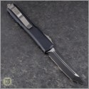 (#123-2) Microtech Ultratech T/E Black Partially Serrated - Back