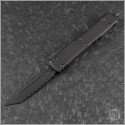 (#123-3UT-DS) Microtech Ultratech Delta T/E DLC Fully Serrated - Front