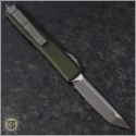 (#123-5OD) Microtech OD Green Ultratech T/E Satin Partially Serrated - Back