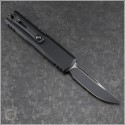 (#12314-1T) Microtech UTX-85 Gen IV S/E Black Plain Tactical - Back