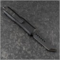 (#126H-1DLCTSH) Microtech Shadow Daytona Hellhound Tanto DLC Plain - Back