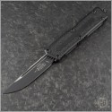 (#1278-1T) Microtech Scarab II Gen III S/E Black Plain - Front