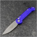 (#135-10APPU) Microtech Purple LUDT Apocalyptic Plain - Front