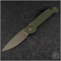 (#135-13APOD) Microtech LUDT S/E Bronzed Standard w/ OD Green Handle - Front