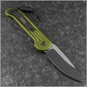 (#135-1OD) Microtech OD Green LUDT Black Standard Tactical - Back