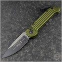 (#135-1OD) Microtech OD Green LUDT Black Standard Tactical - Front