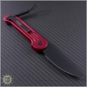 (#135-1RD) Microtech Red LUDT Black Standard Tactical - Back