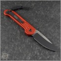 (#135-1RD) Microtech Red LUDT Black Standard Tactical - Back
