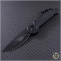 (#135-1T) Microtech LUDT Black Standard Tactical - Front