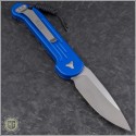(#135-4BL) Microtech Blue LUDT Satin Standard - Back