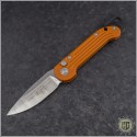 (#135-4OR) Microtech Orange LUDT Satin Standard - Front