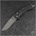(#137RL-10APFLGTBK) Microtech Knives Amphibian Ram-Lok Fluted G10 Handle Stonewash Plain - Front