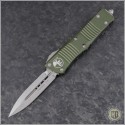 (#138-10OD) Microtech OD Green Troodon D/E Stonewash Plain - Front
