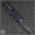 (#138-1T) Microtech Troodon D/E Black Tactical Plain - Back