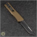 (#139-1TA) Microtech Tan Troodon S/E Black Plain - Back