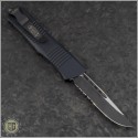 (#139-2T) Microtech Troodon S/E Black Tactical Partially Serrated - Back
