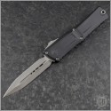 (#142-10AP) Microtech Combat Troodon D/E Stonewash Apocalyptic Plain - Front