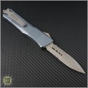 (#142-11APGY) Microtech Gray Combat Troodon D/E Apocalyptic Partially Serrated - Back