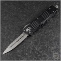 (#142-12) Microtech Combat Troodon D/E Stonewash Fully Serrated - Front