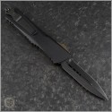 (#142-16DLCTULS) Microtech Ultem Combat Troodon D/E Damascus - Back