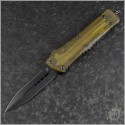 (#142-16DLCTULS) Microtech Ultem Combat Troodon D/E Damascus - Front