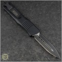 (#142-1T) Microtech Combat Troodon D/E Black Plain Tactical - Back