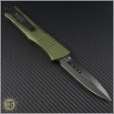 (#142-3DLCOD) Microtech Combat Troodon D/E OD Green DLC Fully Serrated - Back