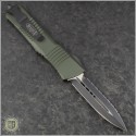 (#142-3OD) Microtech OD Green Combat Troodon D/E Black Fully Serrated - Back