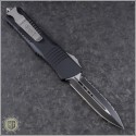 (#142-3) Microtech Combat Troodon D/E Black Fully Serrated - Back