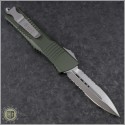 (#142-5OD) Microtech OD Green Combat Troodon D/E Satin Partially Serrated - Back