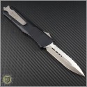 (#142-6) Microtech Combat Troodon D/E Satin Full Serrated - Back