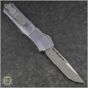 (#143-10DGY) Microtech Distressed Gray Combat Troodon S/E Apocalyptic Plain - Back