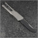 (#143-1TG) Microtech Titanium Grey Combat Troodon S/E Black Plain - Back