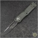 (#143-2OD) Microtech OD Green Combat Troodon S/E Black Partially Serrated - Front