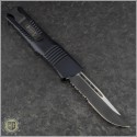 (#143-2T) Microtech Combat Troodon S/E Black Partially Serrated Tactical - Back