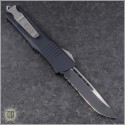 (#143-2) Microtech Combat Troodon S/E Black Partially Serrated - Back