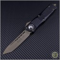 (#144-13) Microtech Combat Troodon Tanto Bronze Plain - Front