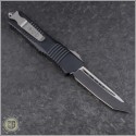 (#144-1) Microtech Combat Troodon Tanto Black Plain - Back