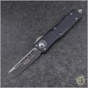 (#144-1) Microtech Combat Troodon Tanto Black Plain - Front