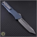 (#144-4GY) Microtech Combat Troodon Tanto Satin Plain w/ Grey Handle - Back