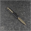 (#147-13APCFS) Microtech Carbon Fiber UTX-70 D/E Bronzed Plain - Back