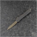 (#147-13APCFS) Microtech Carbon Fiber UTX-70 D/E Bronzed Plain - Front