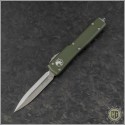 (#147-4OD) Microtech OD Green UTX-70 D/E Satin Plain - Front