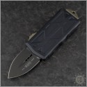 (#157-1DLCBZ) Microtech Exocet DLC with Bronze Hardware - Front